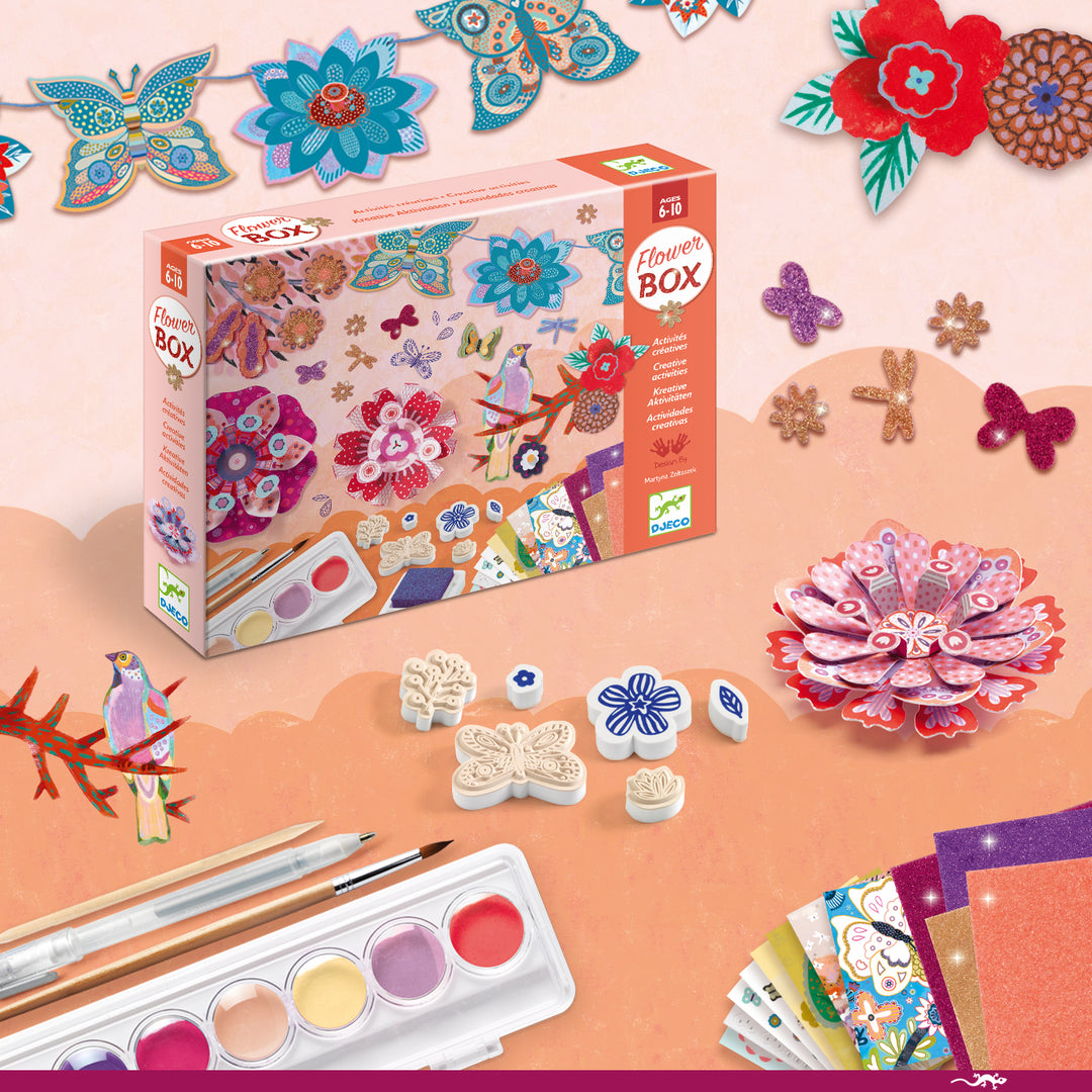 Djeco Multi-Activity Box – The Flower Garden