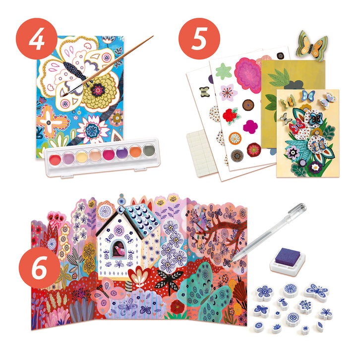 Djeco Multi-Activity Box – The Flower Garden