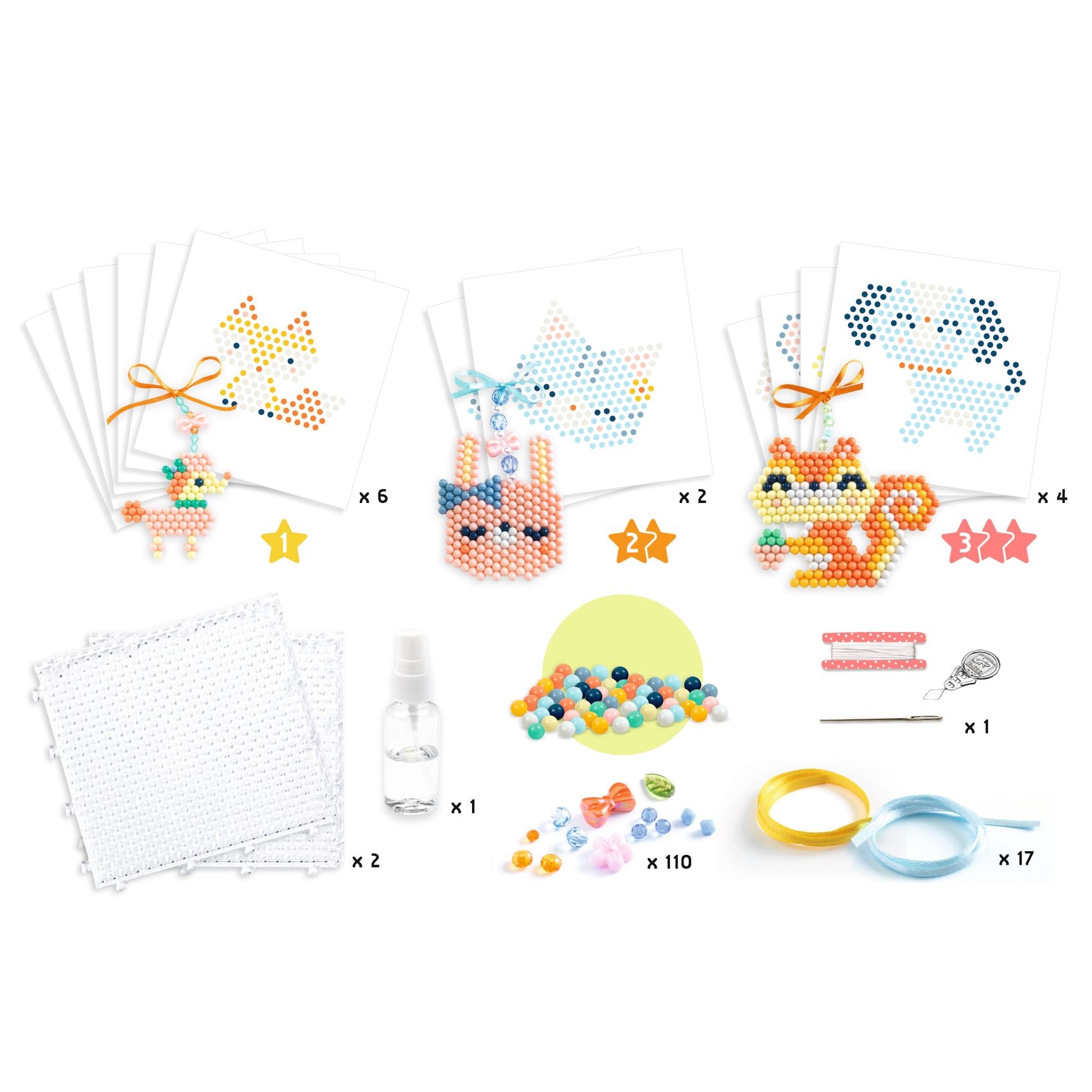 Djeco Water Beads Activity – Furry Friends Aqua Box