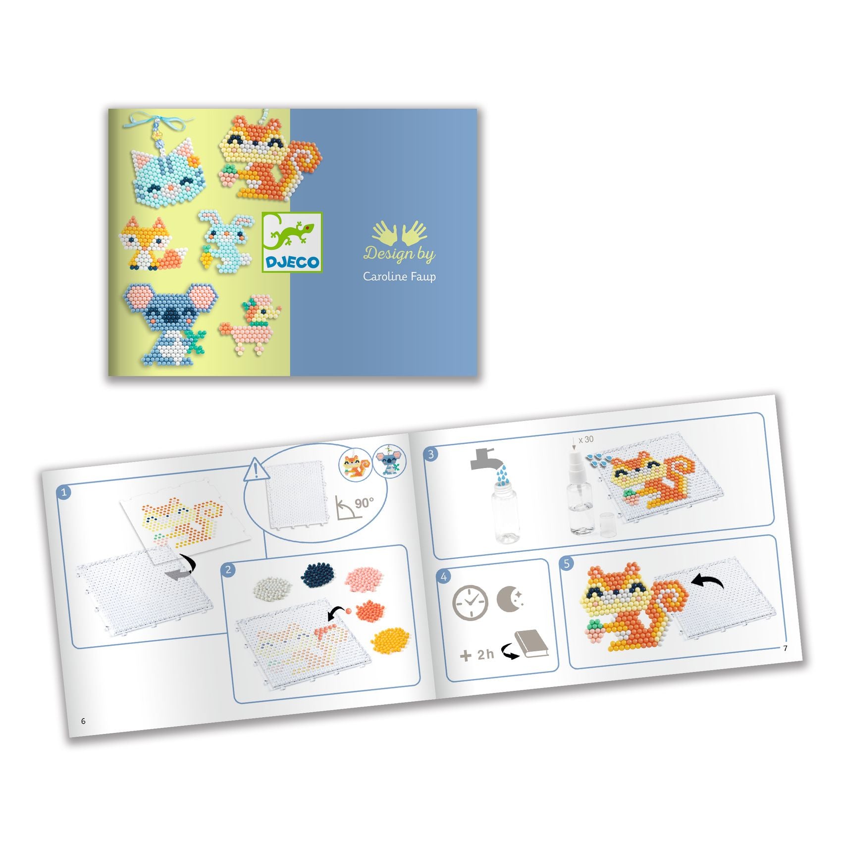 Djeco Water Beads Activity – Furry Friends Aqua Box