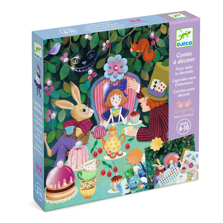 Djeco In Wonderland Fairy Tale to Decorate Set