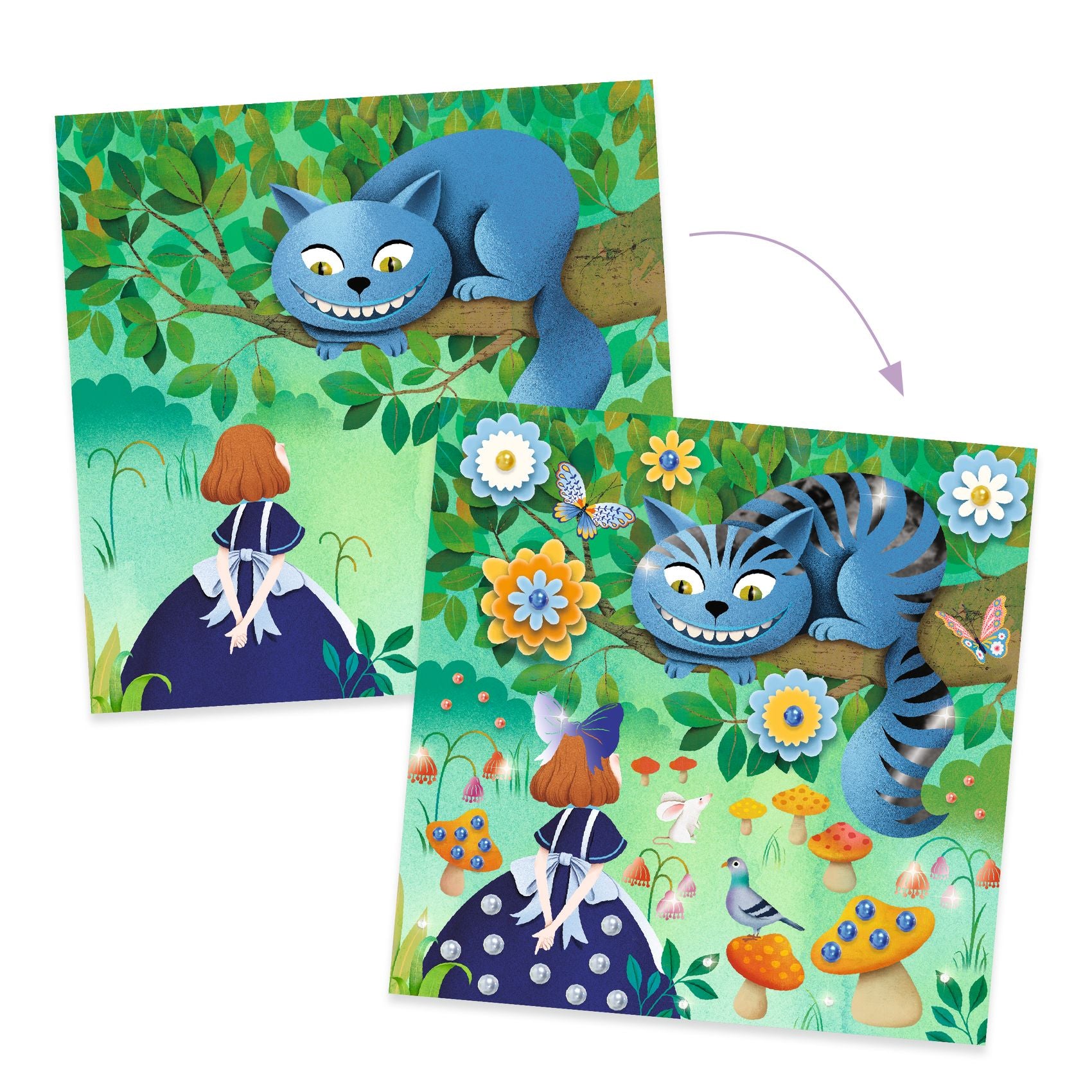 Djeco In Wonderland Fairy Tale to Decorate Set