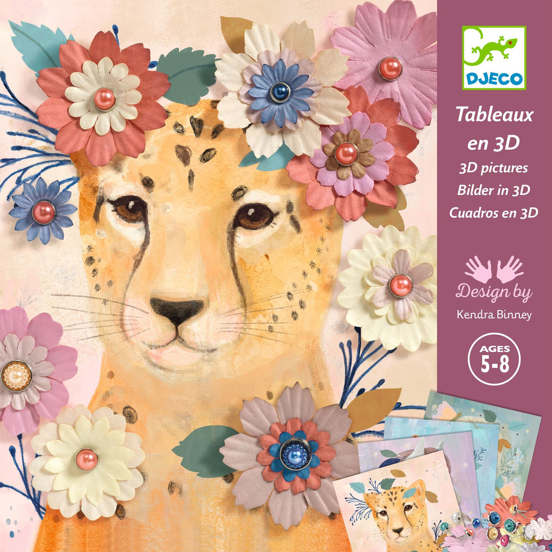 Djeco 3D Pictures – Floral Wreaths