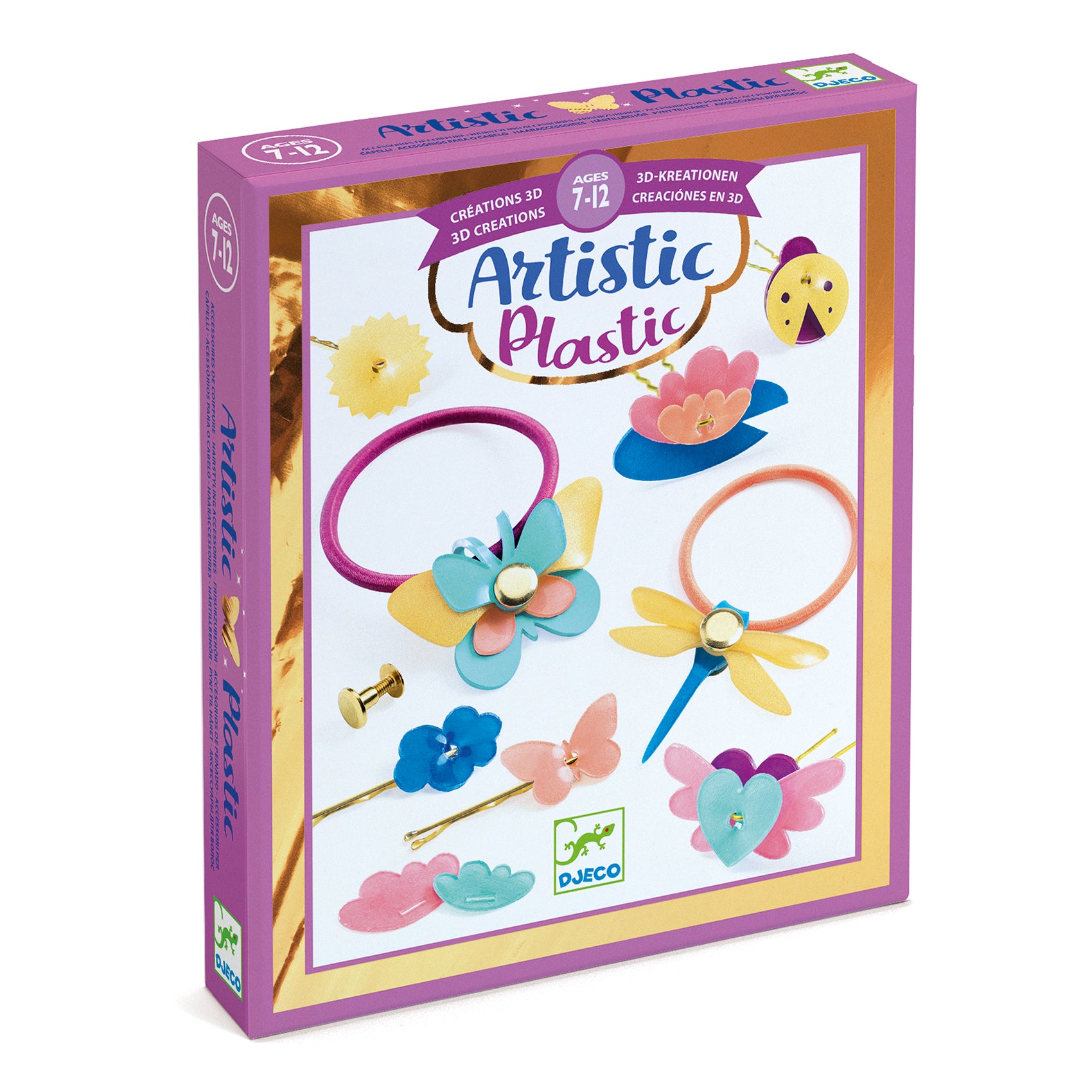 Djeco Artistic Plastic – Hairstyling Accessories