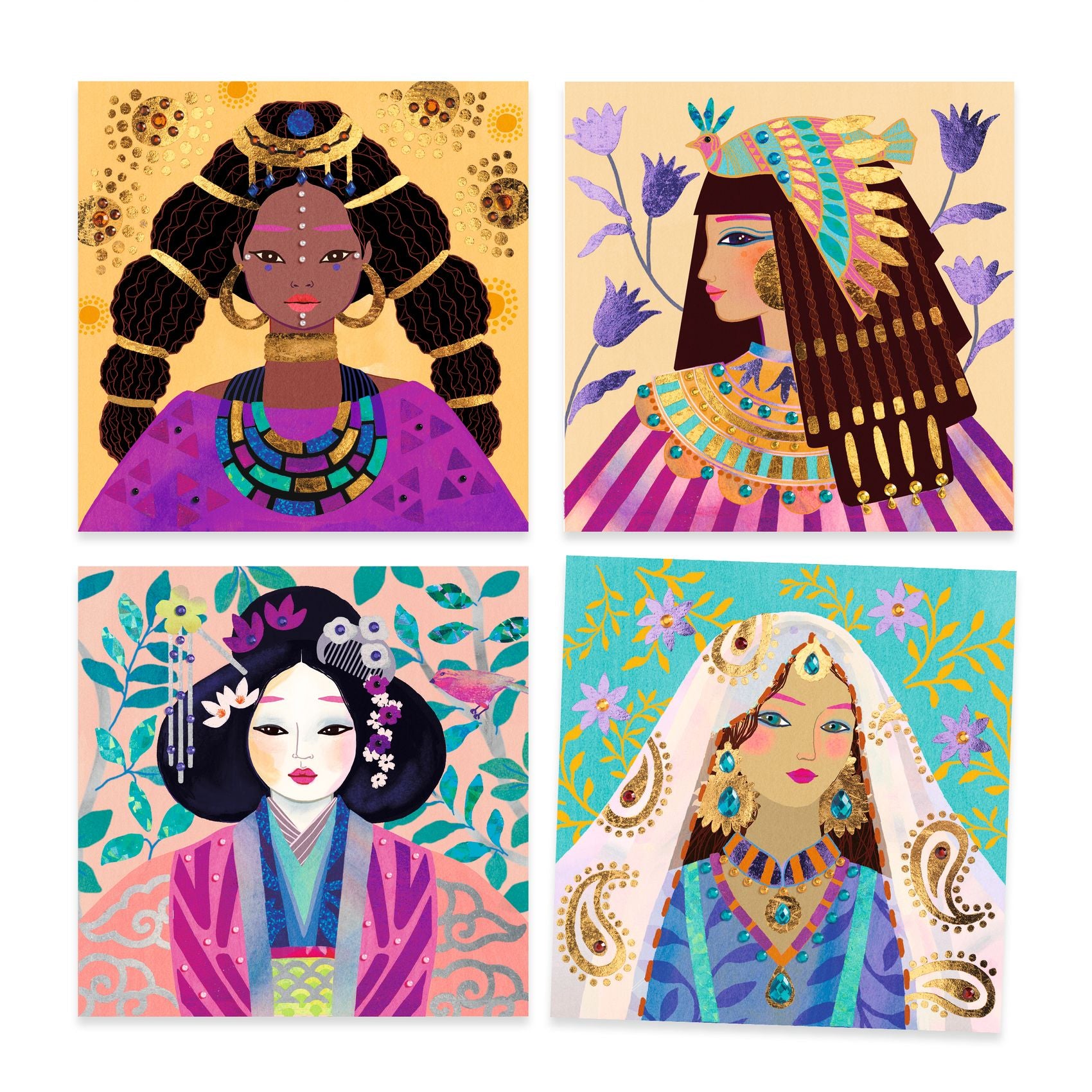 Djeco Foil Art – Precious Jewels