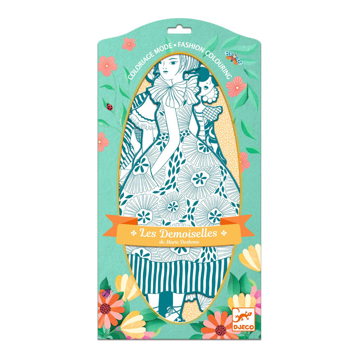 Djeco Les Demoiselles Colour-In Cards – Rebekka &amp; Friends
