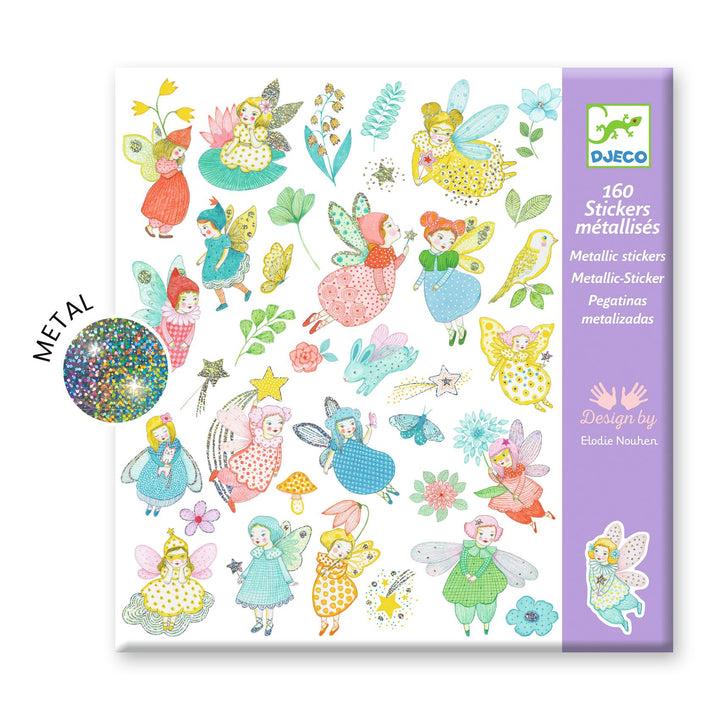 Djeco Sparkly Fairies Sticker Collection