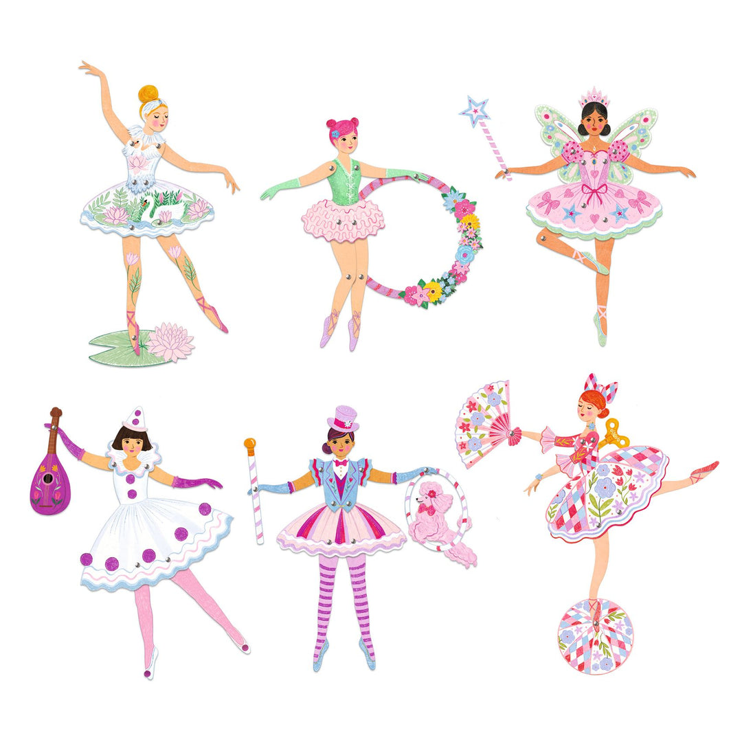 Djeco Jumping Jacks Colouring In – Tutus