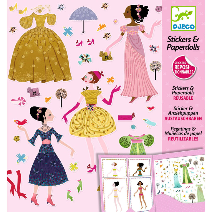 Djeco Stickers &amp; Paper Dolls – Dress Through The Ages