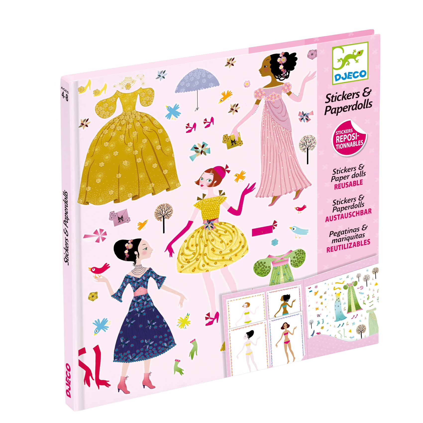Djeco Stickers & Paper Dolls – Dress Through The Ages
