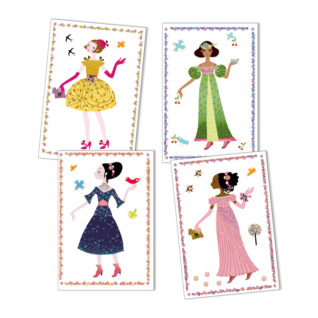 Djeco Stickers &amp; Paper Dolls – Dress Through The Ages
