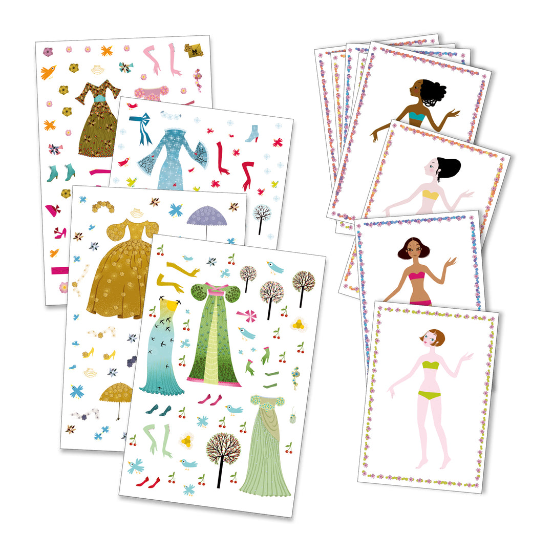 Djeco Stickers &amp; Paper Dolls – Dress Through The Ages