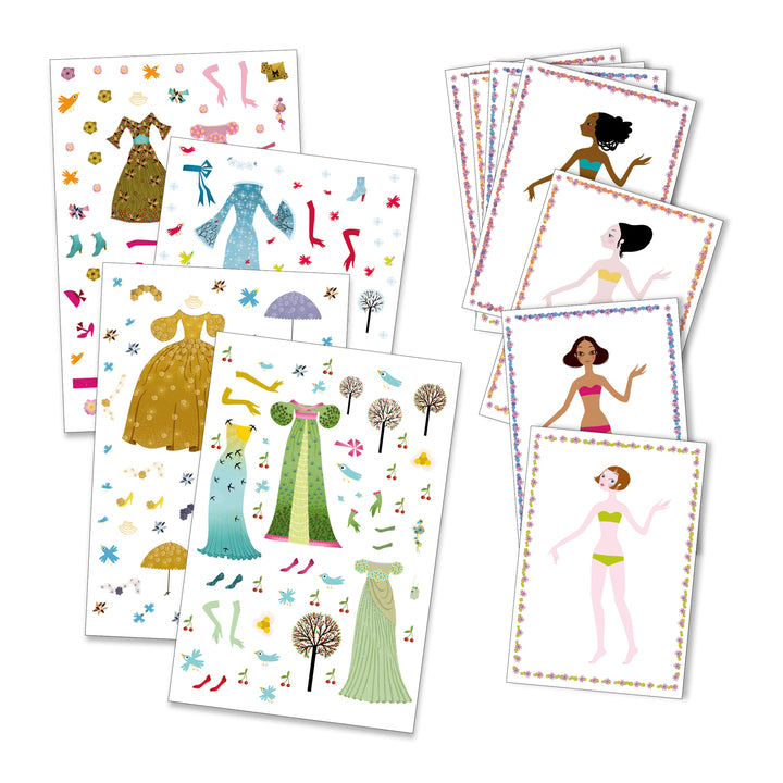 Djeco Stickers &amp; Paper Dolls – Dress Through The Ages