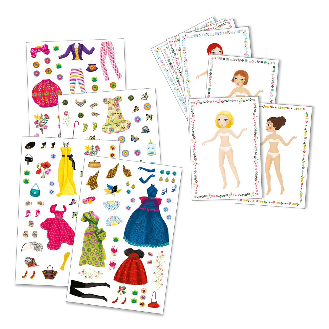 Djeco Stickers &amp; Paper Dolls – Massive Fashion