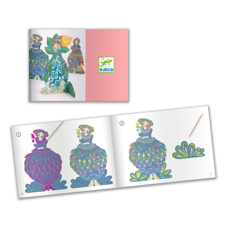 Djeco Pretty Dresses Scratch Cards