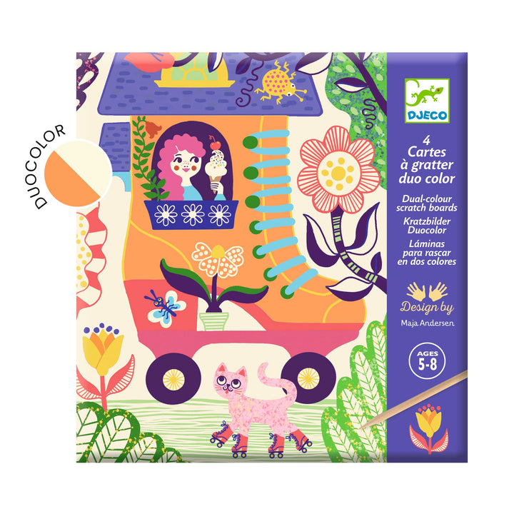 Djeco Scratch Cards – Wacky Houses