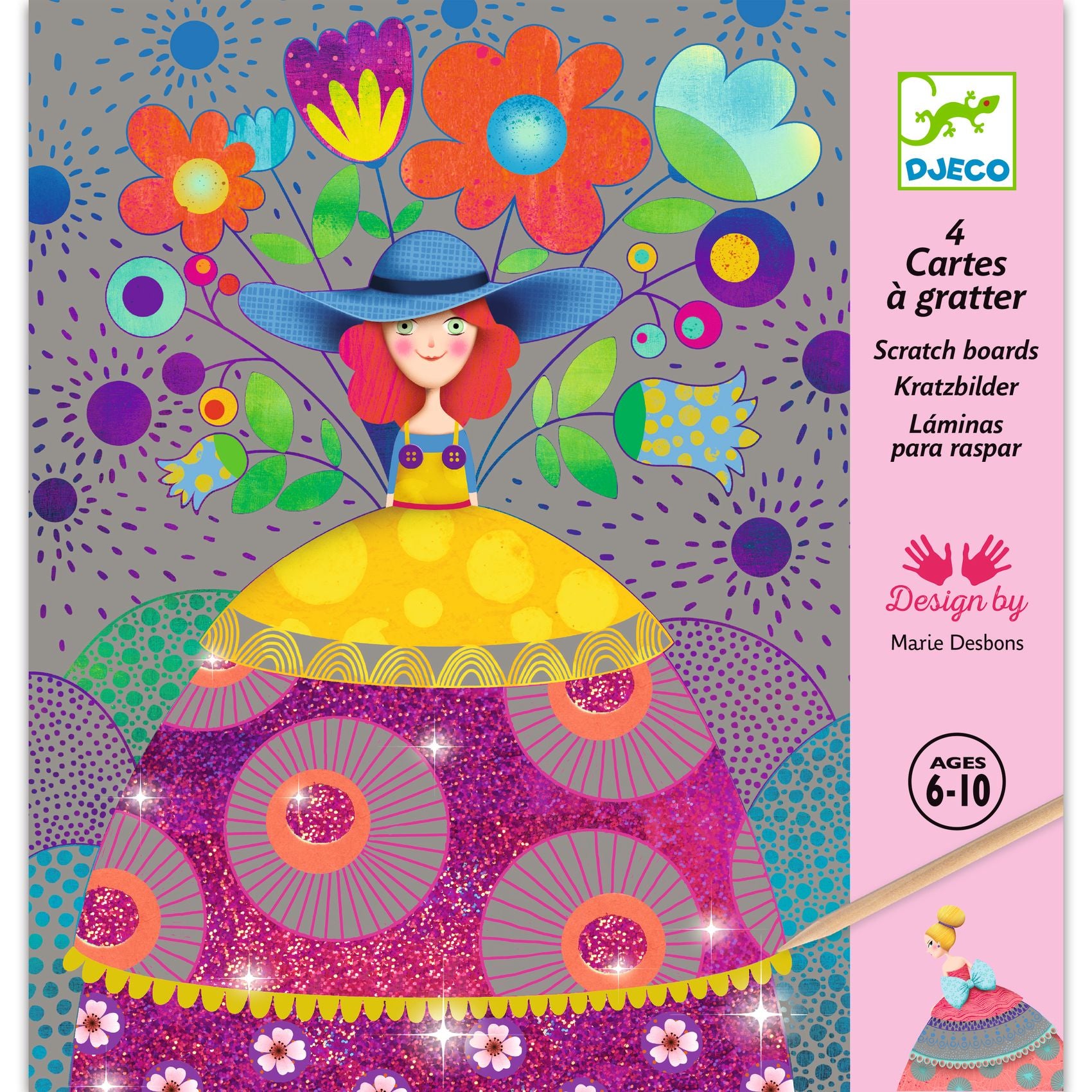 Djeco Scratch Cards – The Beauties’ Ball