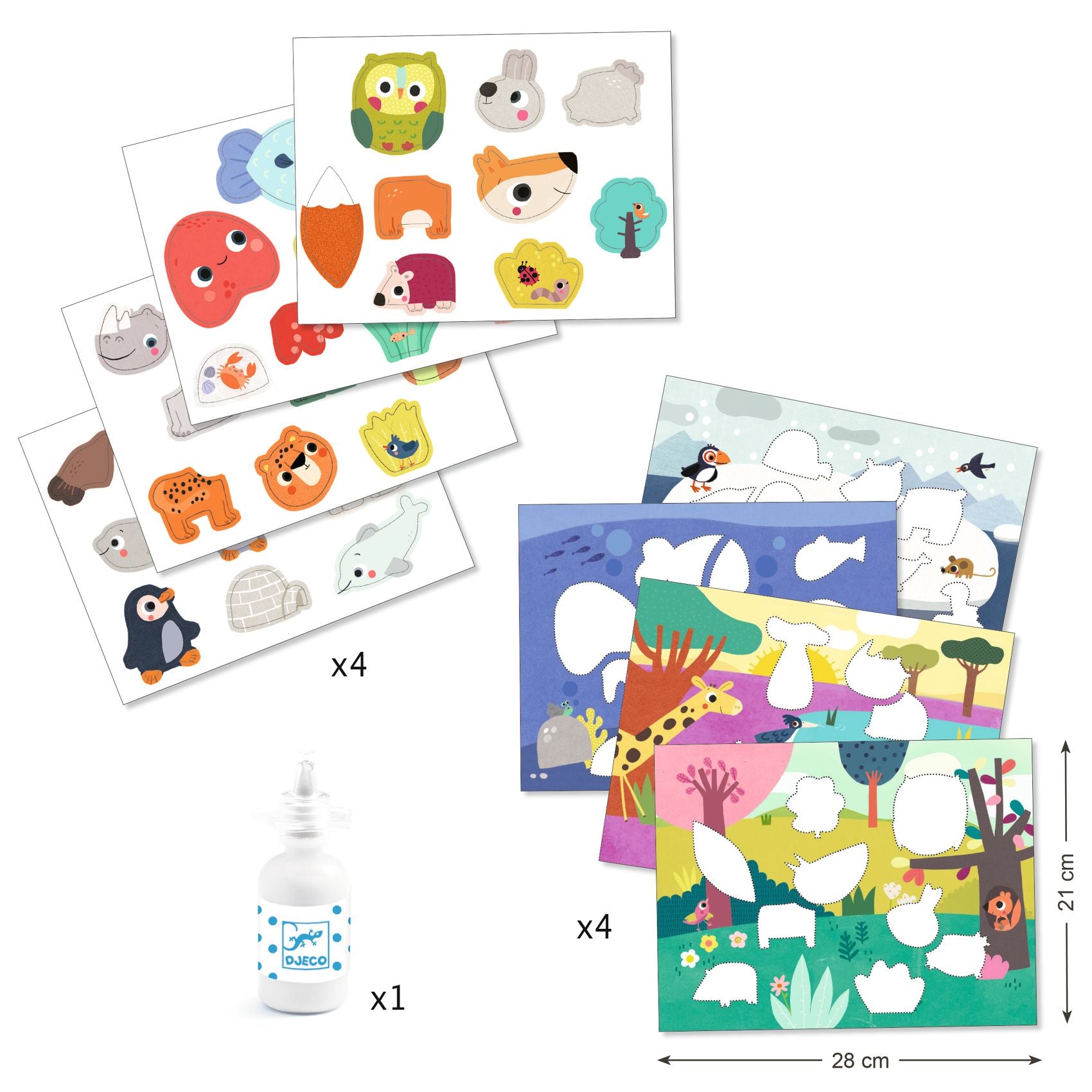 Djeco Collages for Toddlers – My First Collages