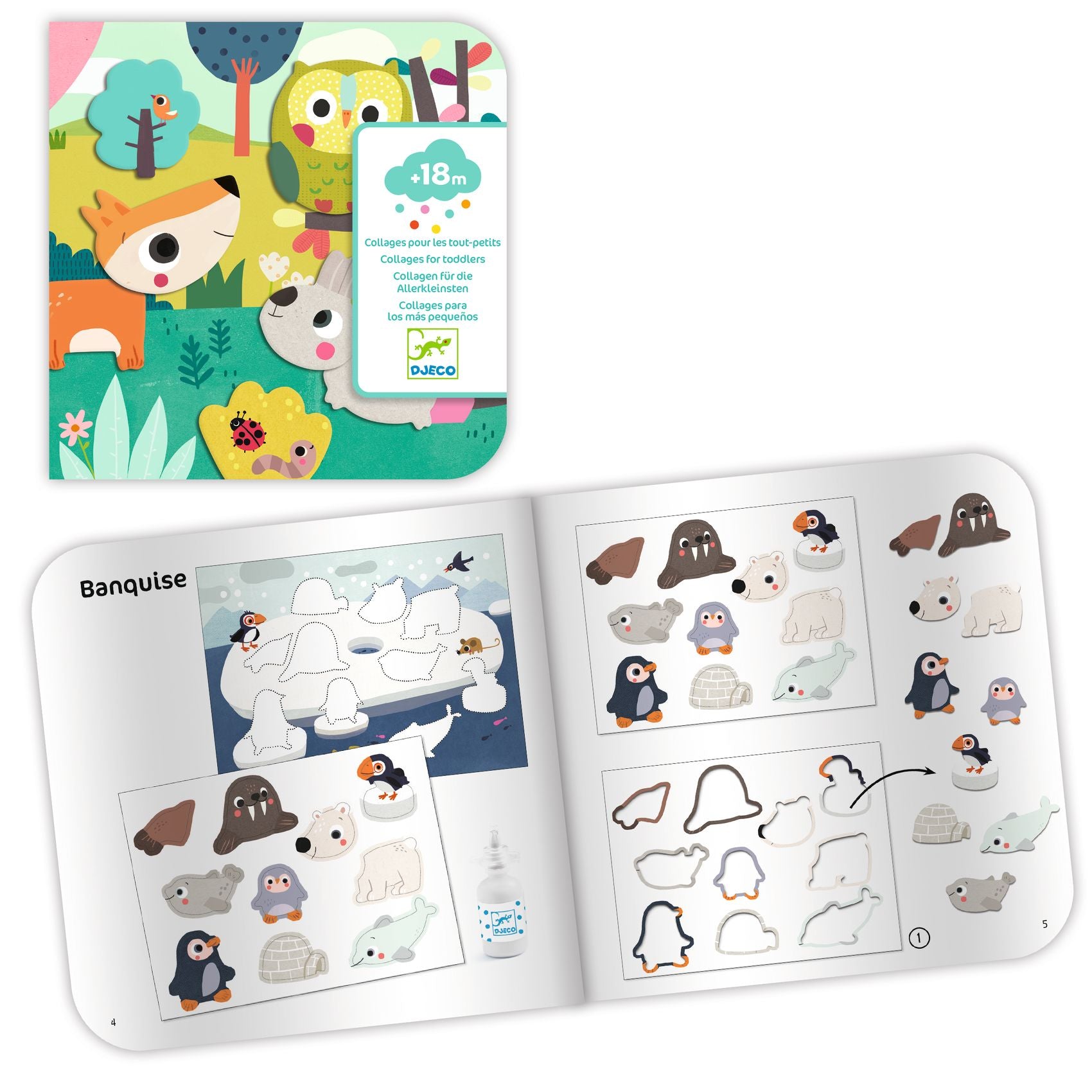 Djeco Collages for Toddlers – My First Collages
