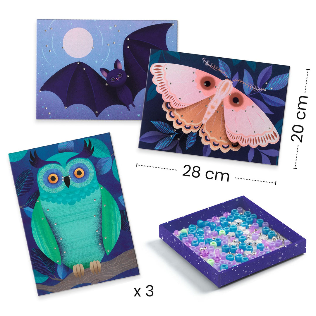 Djeco Threading Beads &amp; Pipe Cleaners – Light Up the Night