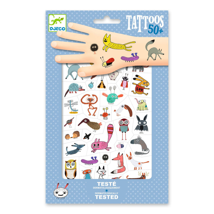 Djeco Little Critters Temporary Tattoos