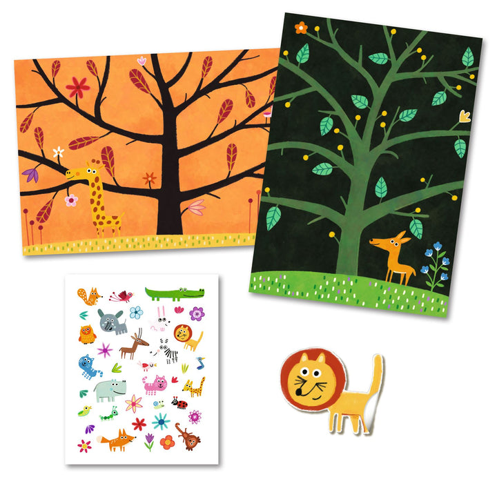 Djeco Removable &amp; Reusable Puffy Stickers – Off-Ground Tag