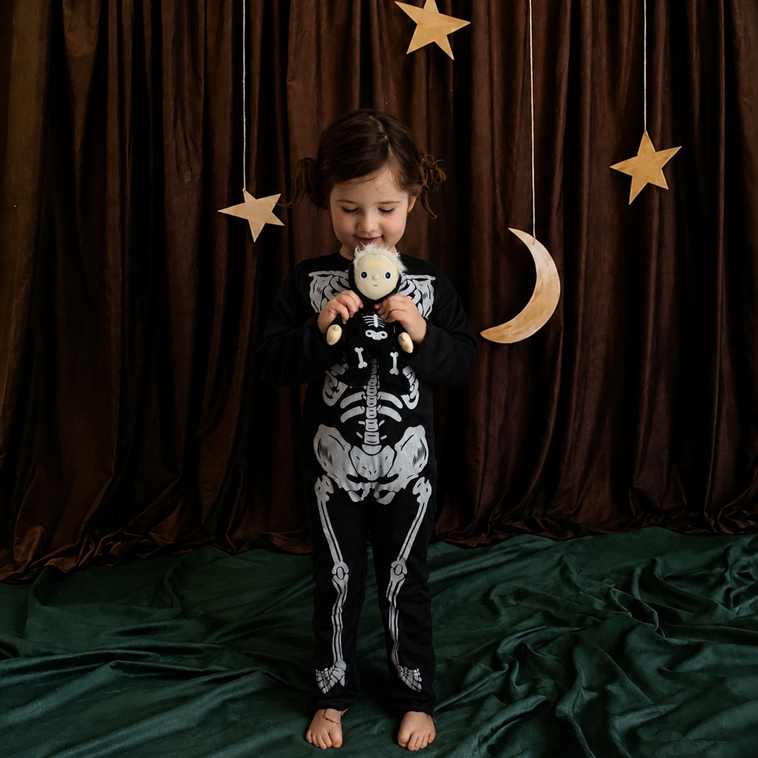 Olli Ella Boo Bunch Dinky Dinkum Doll – Scully Skeleton (Limited Edition)