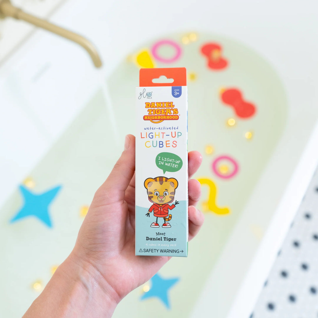 Glo Pals® Water Activated Light-Up Cubes – Daniel Tiger (4 Pack)