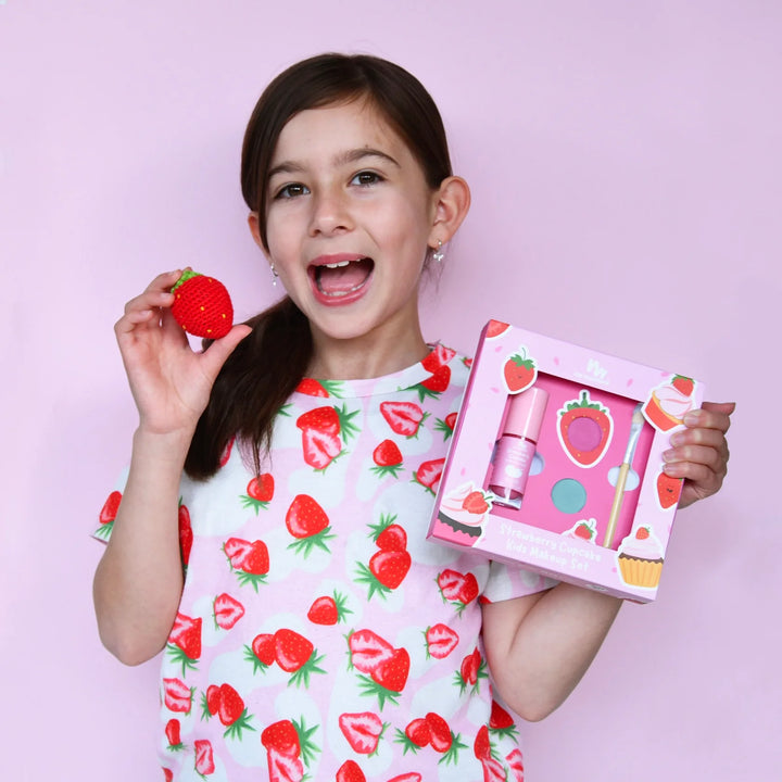 No Nasties Kids Natural Play Makeup Set – Strawberry Cupcake