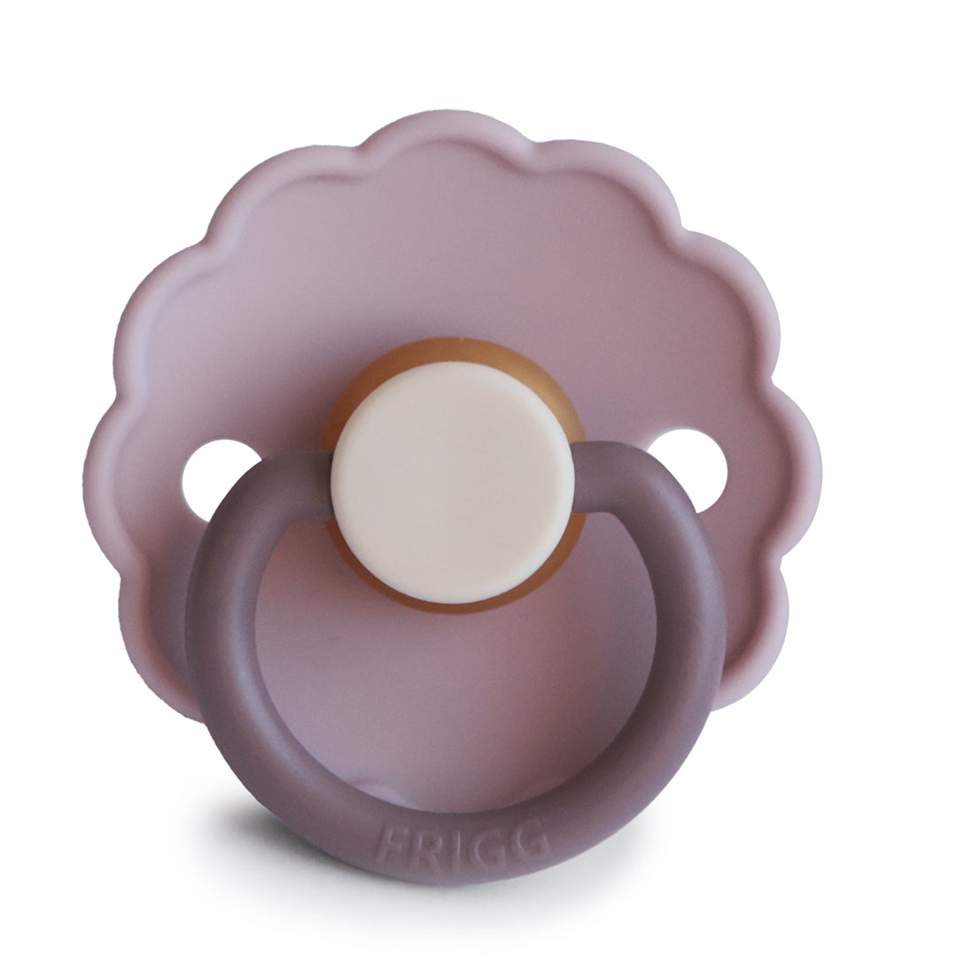 FRIGG Daisy Colourblock Round Latex Pacifier – Lavender Haze