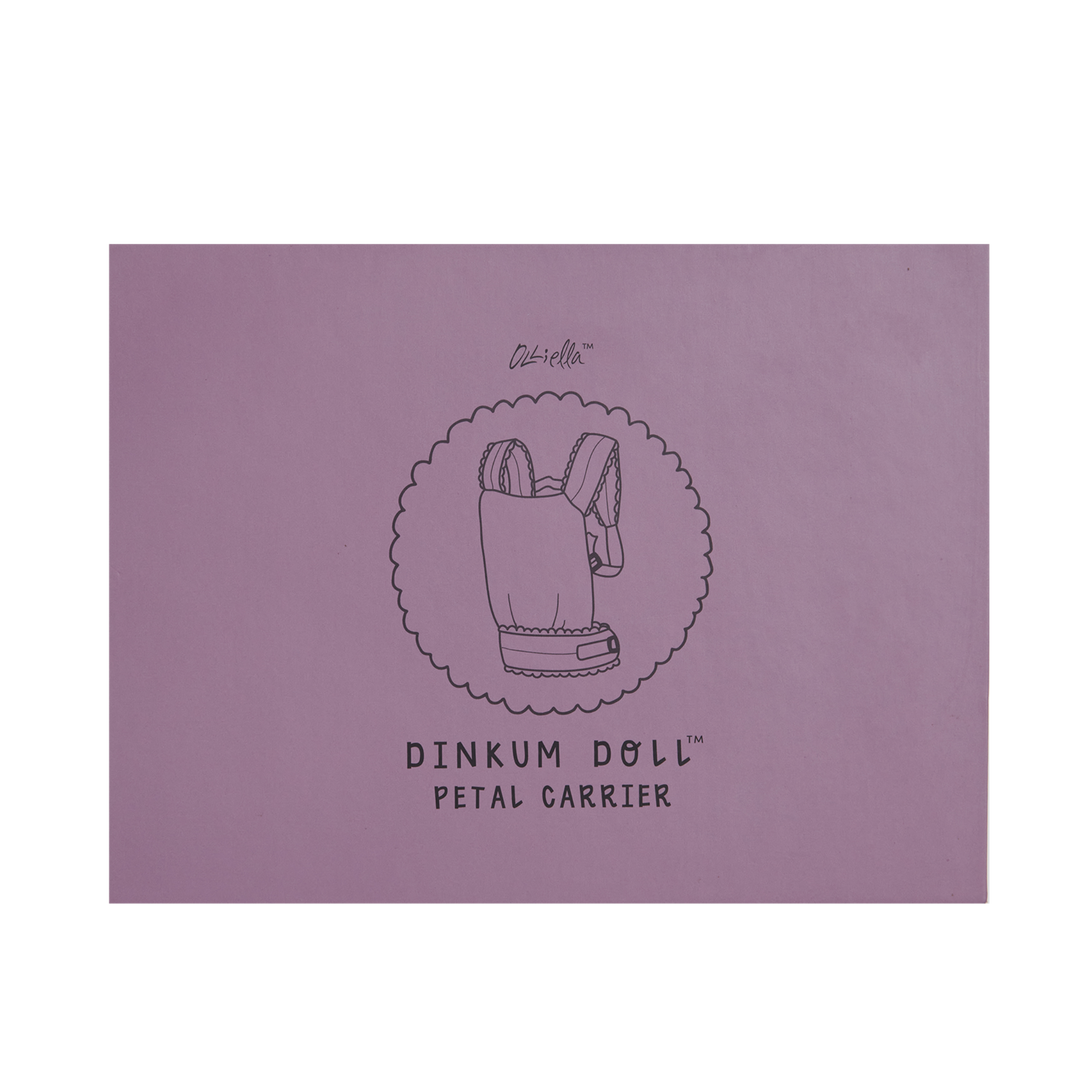 Olli Ella Dinkum Doll Petal Carrier – Lavender