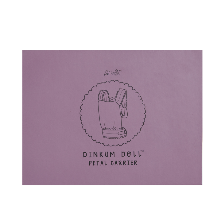 Olli Ella Dinkum Doll Petal Carrier – Lavender