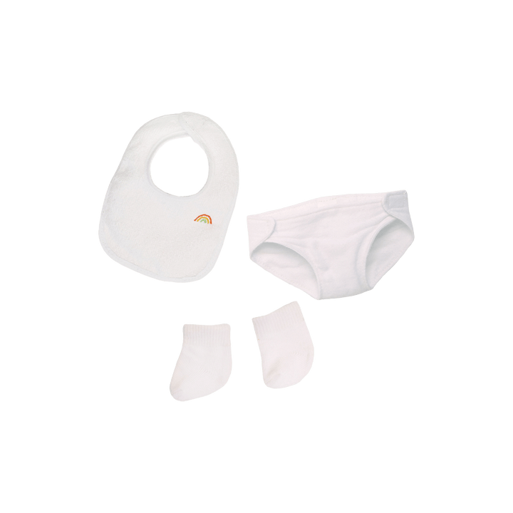 Olli Ella Dinkum Doll Care Set – White