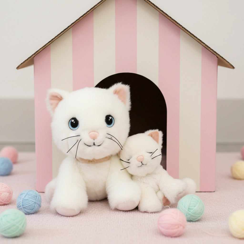 Olli Ella Binky Kitten Kiki – White