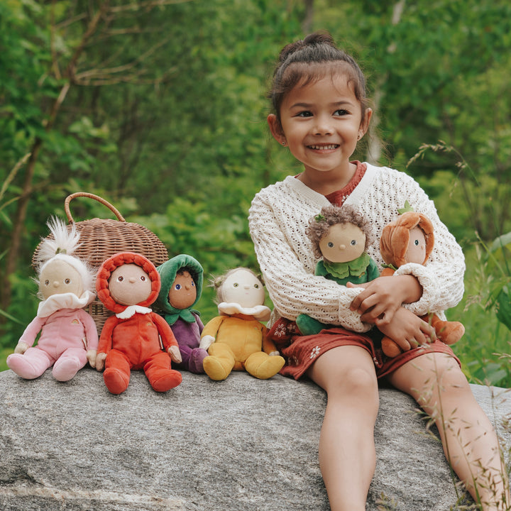 Olli Ella Happy Harvest Dinky Dinkum Doll – Marley Mushroom