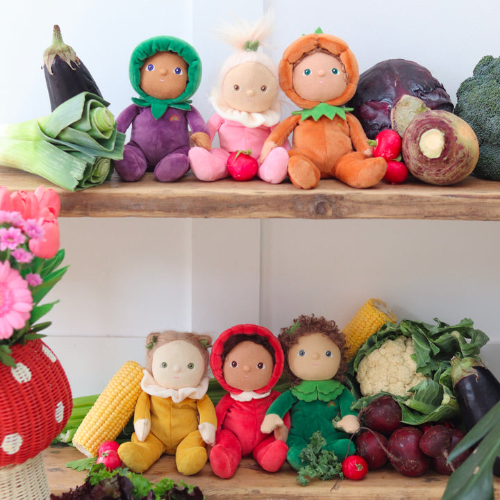 Olli Ella Happy Harvest Dinky Dinkum Doll – Marley Mushroom