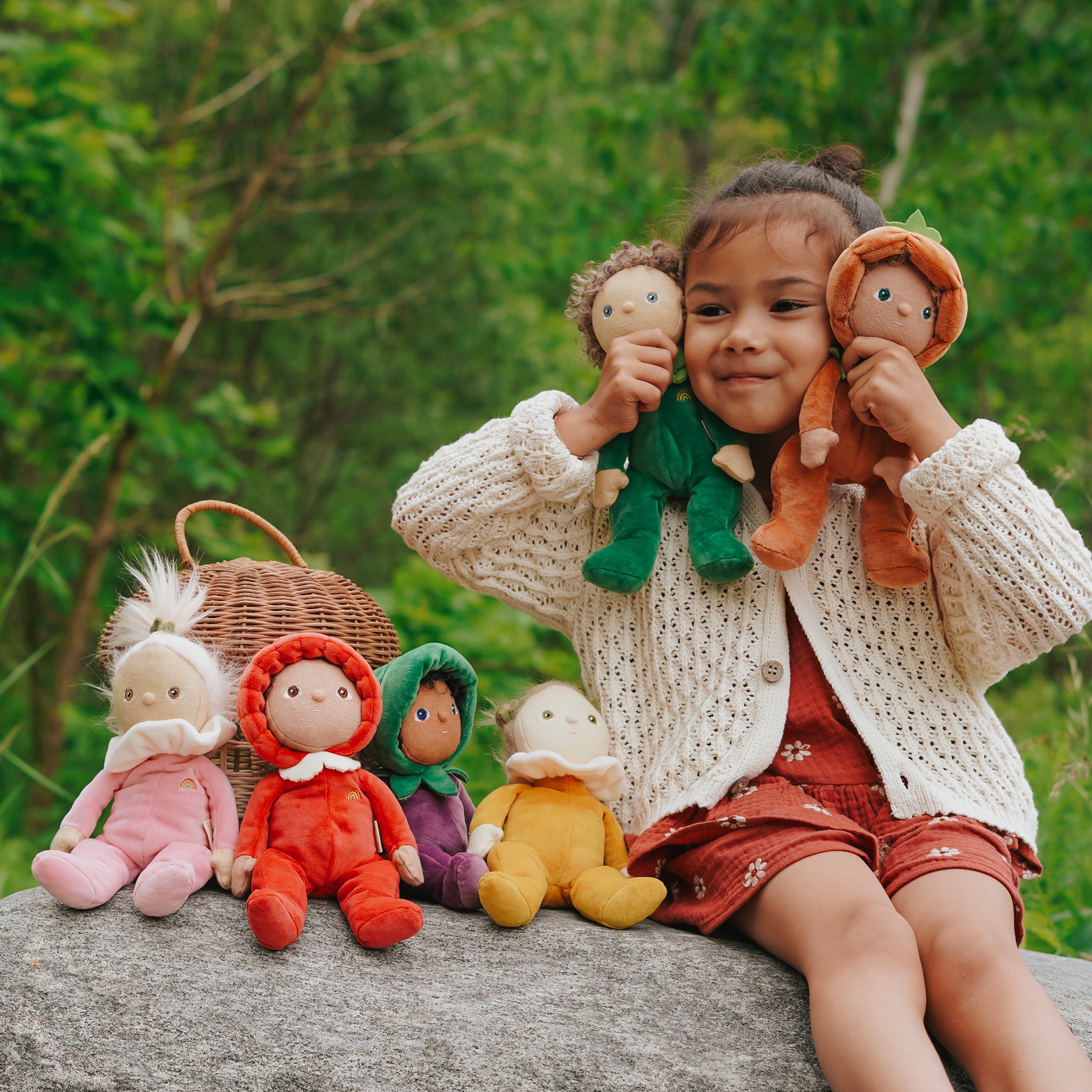 Olli Ella Happy Harvest Dinky Dinkum Doll – Perry Pumpkin