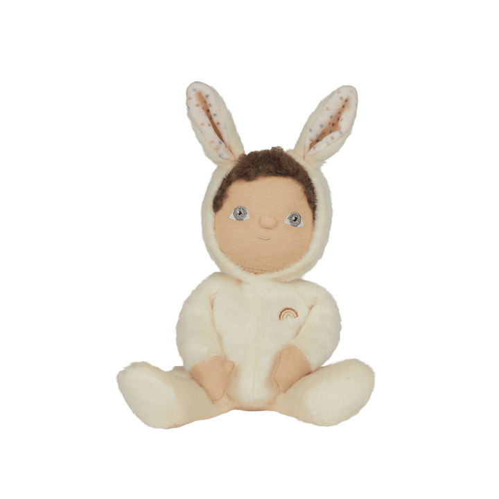 Olli Ella Fluffle Family Dinky Dinkum Doll – Basil Bunny Cream