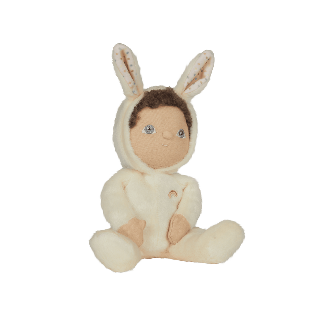 Olli Ella Fluffle Family Dinky Dinkum Doll – Basil Bunny Cream