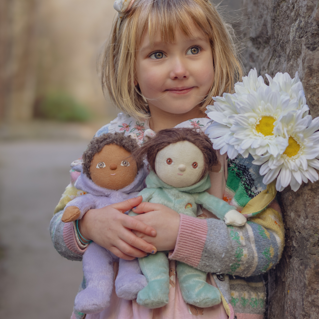 Olli Ella Fluffle Family Dinky Dinkum Doll – Biscuit Bunny Mint