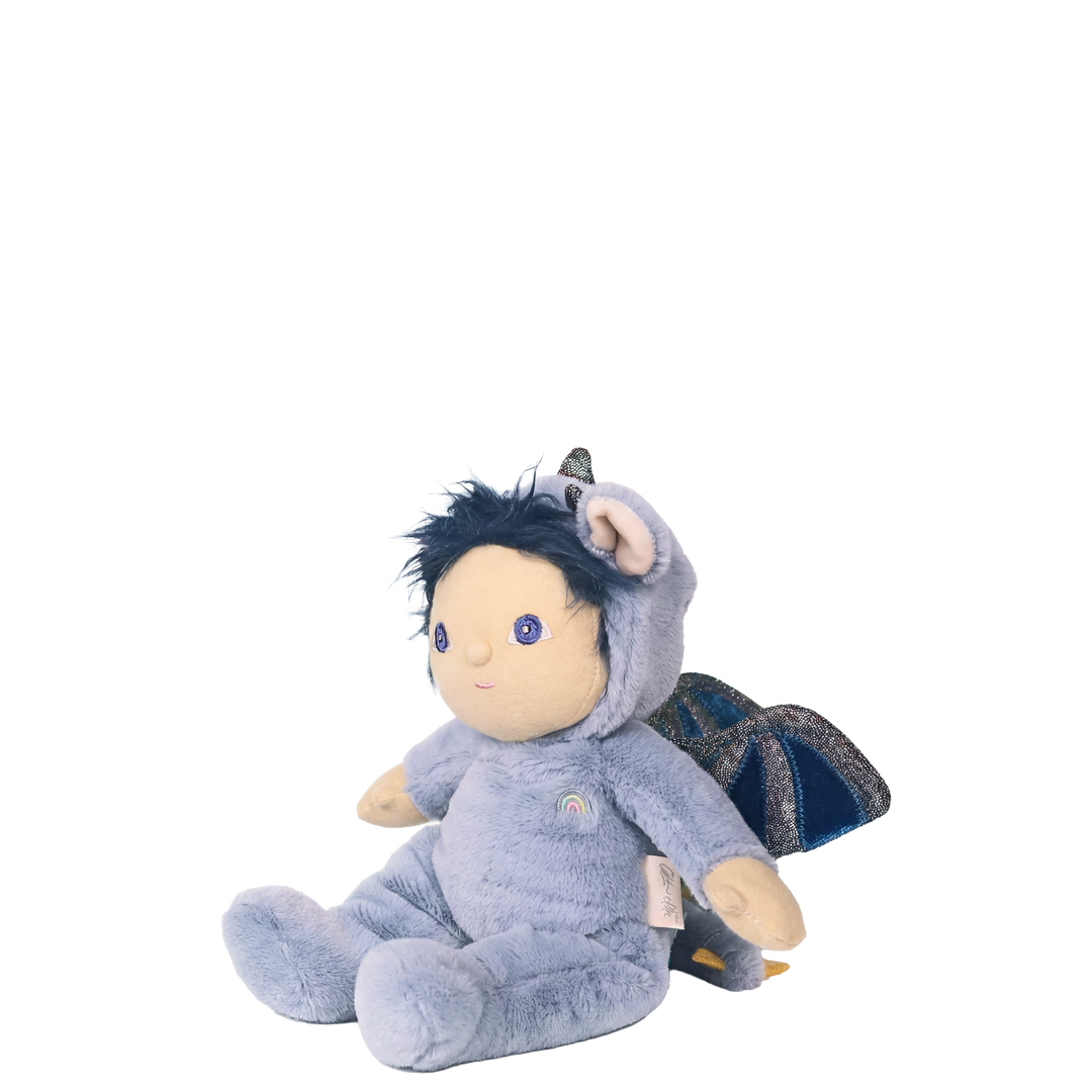 Olli Ella Rainbow Realm Dinky Dinkum Doll – Dusty Dragon (Limited Edition)
