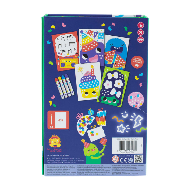 Tiger Tribe Dot Paint Set – Party Time