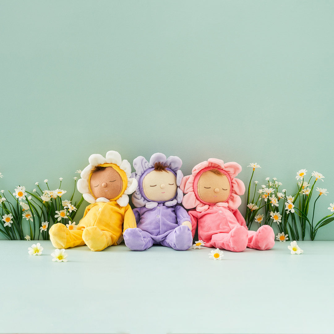 Olli Ella Petal Dozy Dinkum Doll – Twinkle Fuchsia