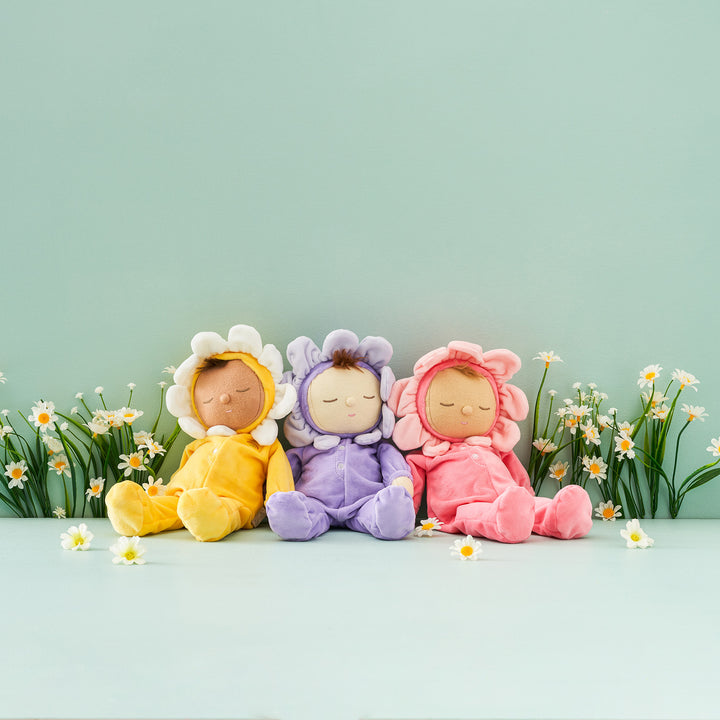 Olli Ella Petal Dozy Dinkum Doll – Twinkle Fuchsia