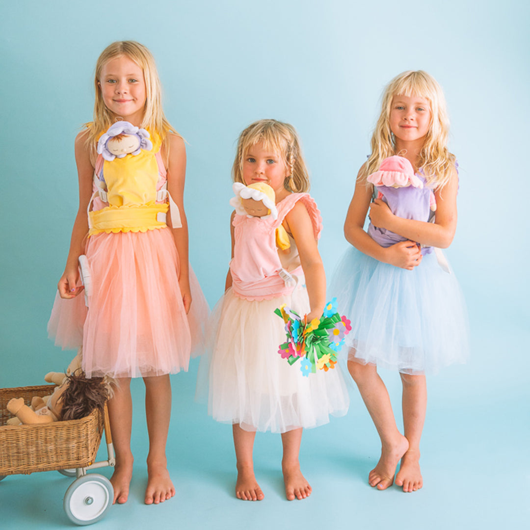 Olli Ella Petal Dozy Dinkum Doll – Twinkle Fuchsia