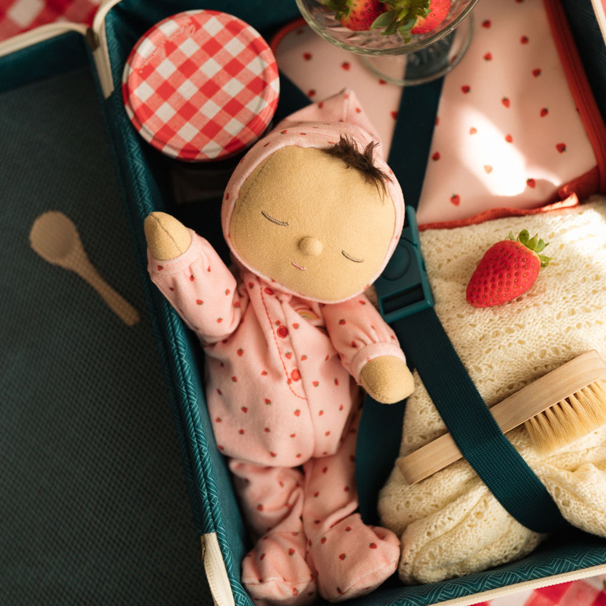 Olli Ella Dozy Dinkum Doll – Strawberry Pip