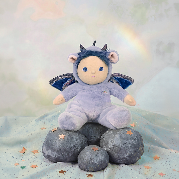 Olli Ella Rainbow Realm Dinky Dinkum Doll – Dusty Dragon (Limited Edition)