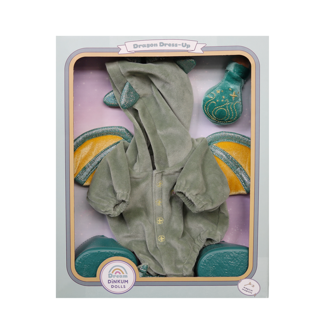 Olli Ella Dinkum Doll Dragon Outfit Set