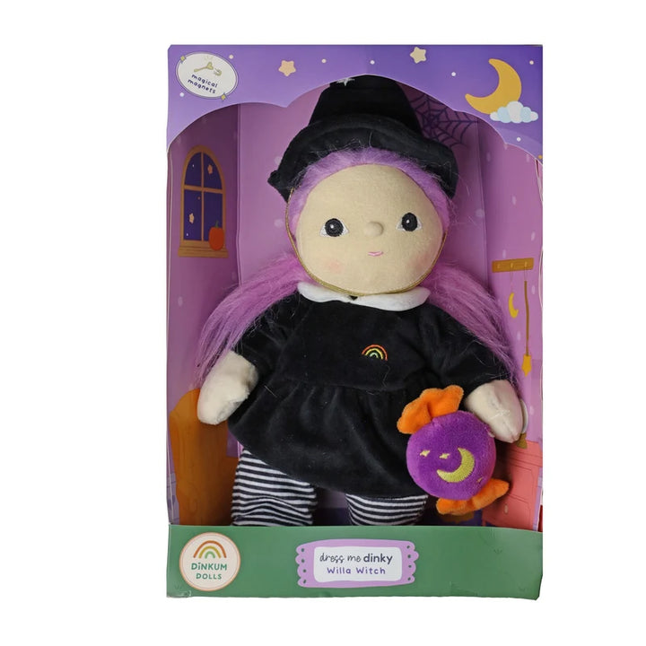 Olli Ella Holiday Hollow Dress Me Dinky Dinkum Doll – Willa Witch (Limited Edition)