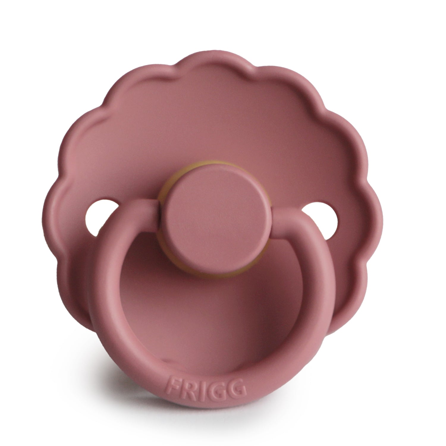 FRIGG Daisy Round Latex Pacifier – Cedar